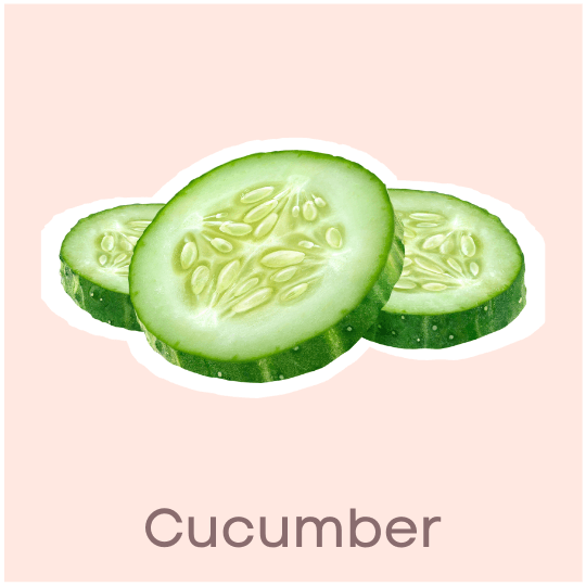 Cucumber Remedies for dehydrated skin