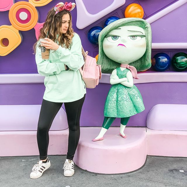 Disney Princess In Light Green Oversized Hoodie