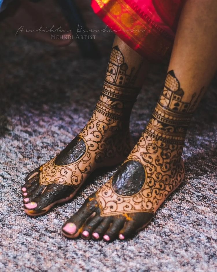 Trending Feet Mehndi Design | Simple Mehndi Ideas