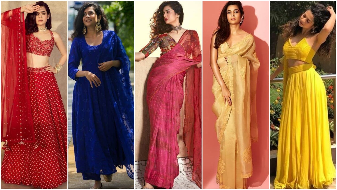 Mithila Palekar's Ethnic Outfits Indian Wear