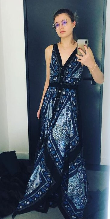 Sami Gayle Nails The Summer Look In A Maxi Dress