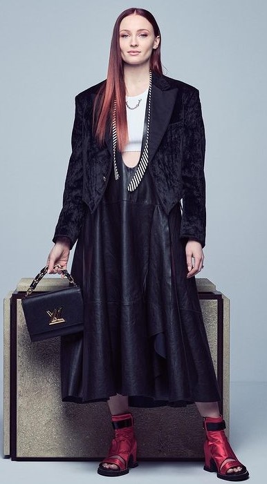 Sophie Turner At The Louis Vuitton Fall 2022 Runway Show