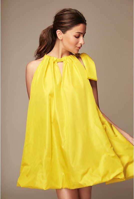 Stylish + Shandar Is Only Alia Bhatt Herself In This Yellow Colored Outfit