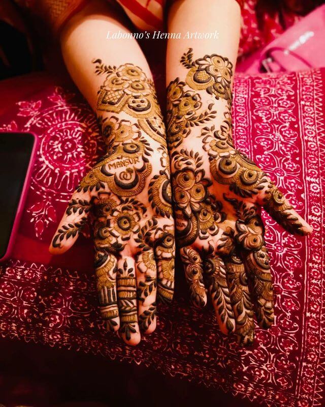 Simple And Stylish Floral Mehendi Designs With Pictures Beautiful Full Hand Mehndi With Floral Design, For Wedding