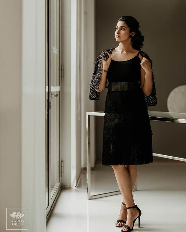 Priya Bhavani Shankar Inspired Ethnic Wear, Dresses, Outfits You Must Try Bold Look In Black Western Dress, Priya