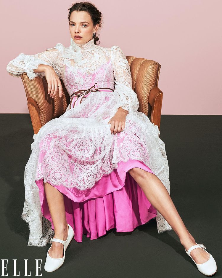 White Gown With White Bellies All Like A Barbie