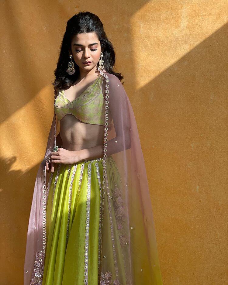 Pastel Yellow Lehenga