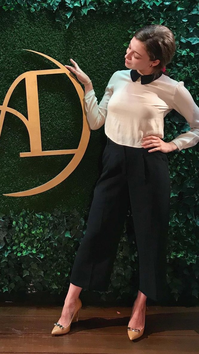 Bossy Babe Ariane In White And Black Combo Fit