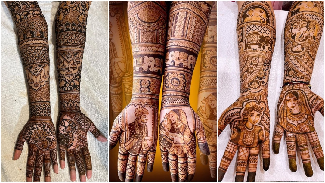 Full Hand Mehndi Designs For Brides