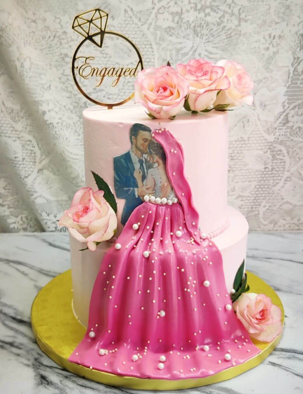 Bridegroom Engagement Cake