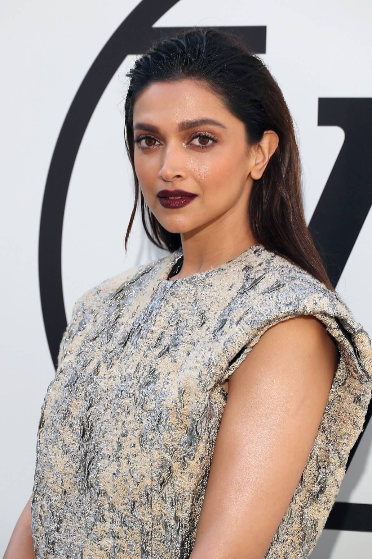 Deepika Padukone In Louis Vuitton Attends The Show At Paris Fashion Week