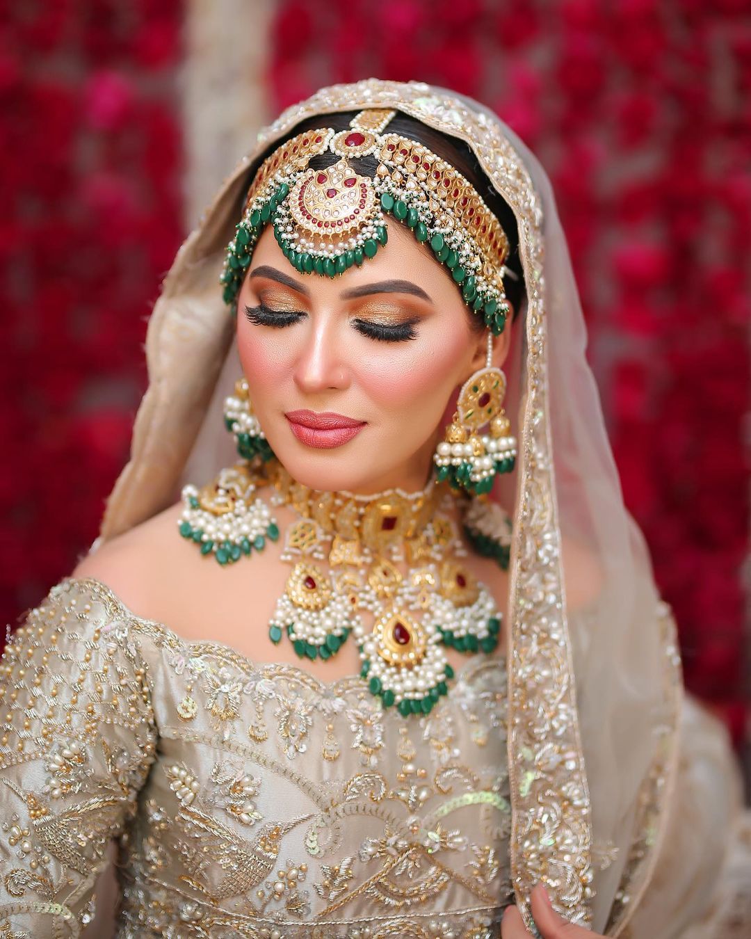 Elegantly Beaded Bridal Jewellery