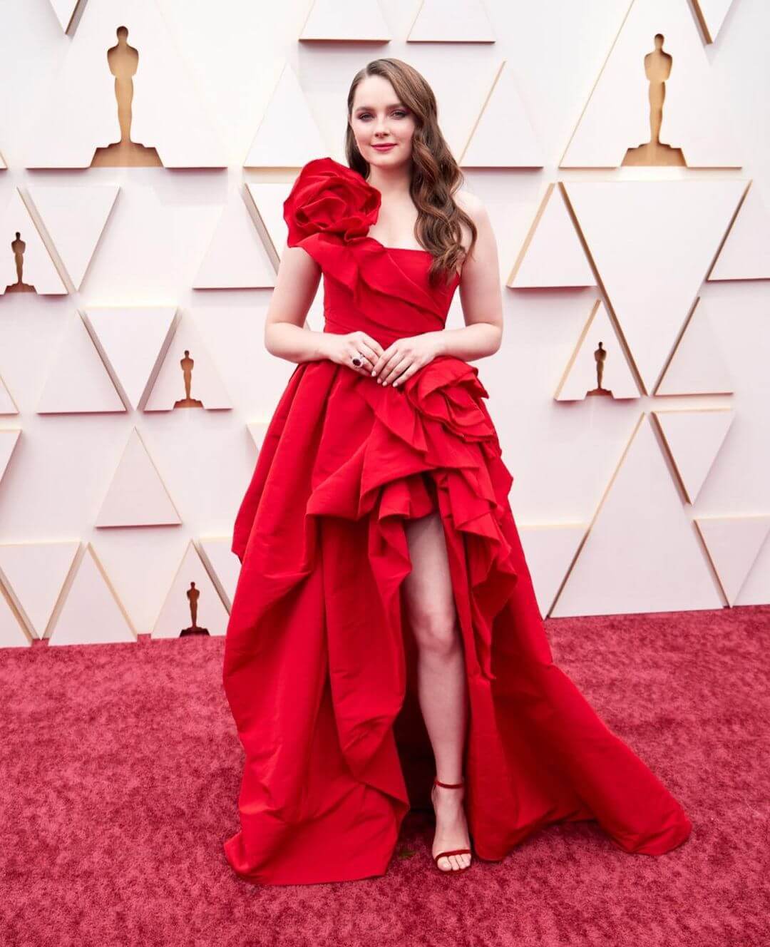 Fabulous Look In Adorable Red Dress
