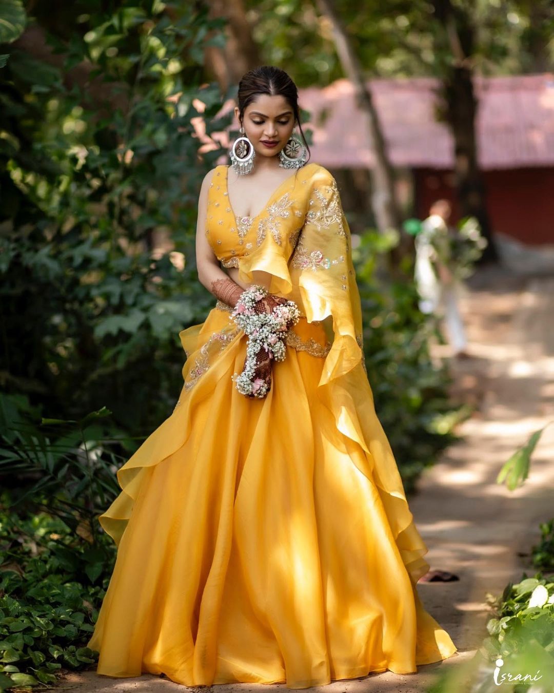 Fabulous Yellow Lehenga For Mehndi Look