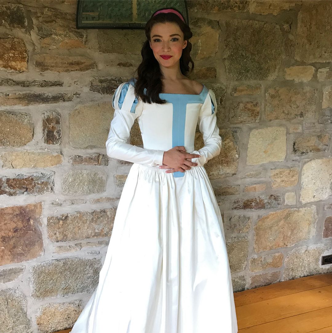 Fabulous princess Look In White Colored Gown