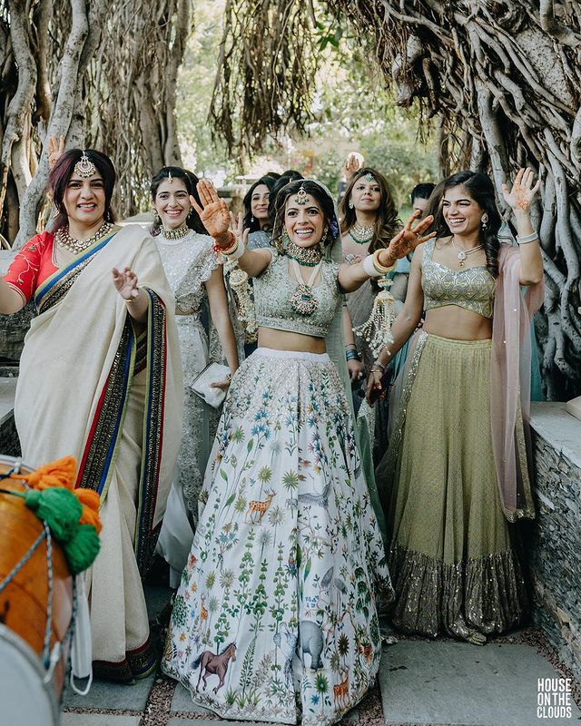 Flaunt Your Gorgeous Lehenga With Your Bridesmaid