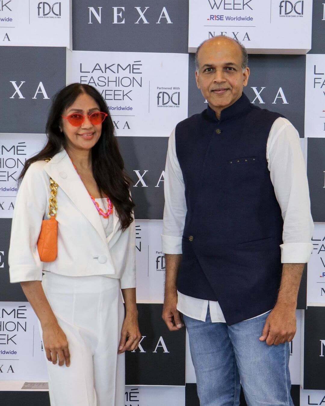 Lakme Fashion Week Bollywood Celebrities Spotted At The Runway - Ashutosh Gowarikar Attends Lakme Fashion Show With His Wife Sunita Gowariker