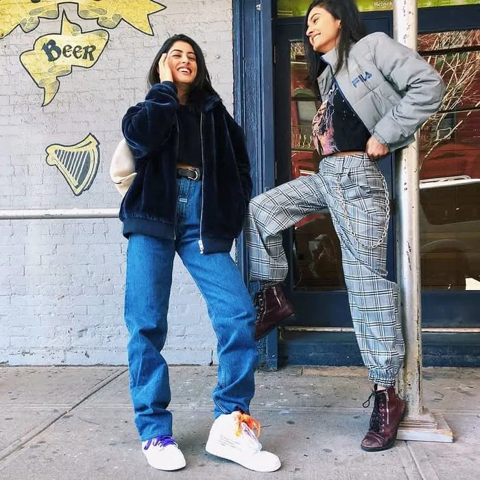 Navya Naveli Nanda In Blue Denim Jeans