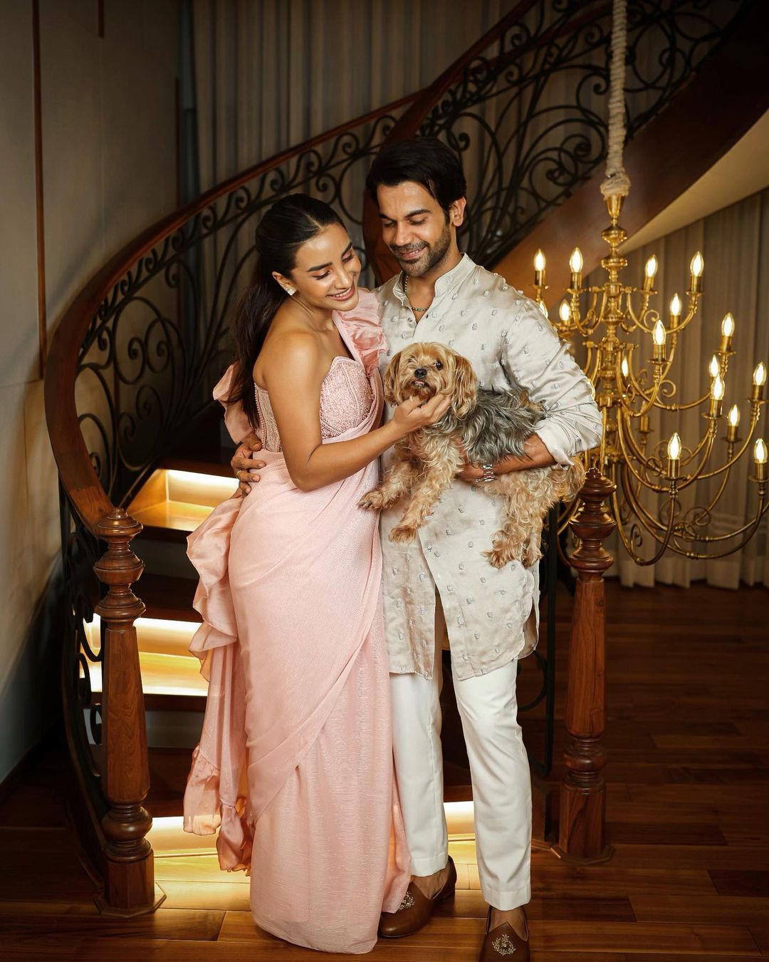 Rajkummar Rao With Her Wife Patralekha