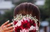 Bridal Floral Bun Hairstyles And Ideas For Your Big Day