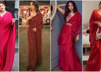 10 Red Saree Styles For Your Karwa Chauth Look