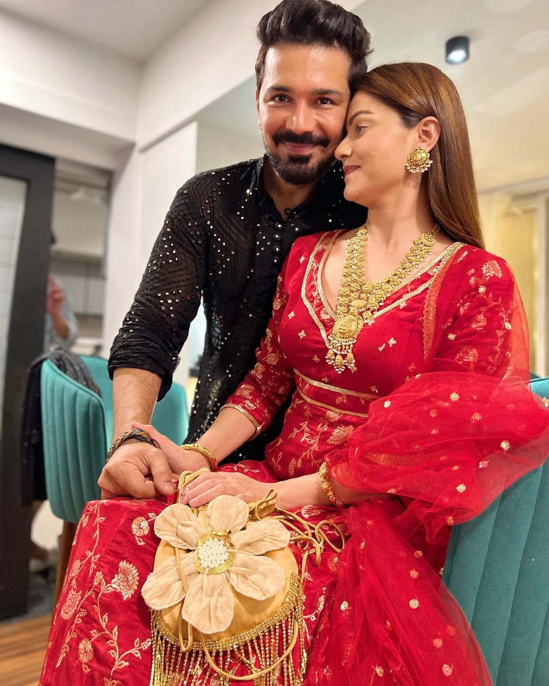 Rubina Dilaik With Her Husband Abhinav Shukla K4 Fashion