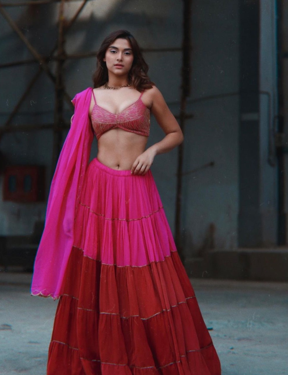 The Pink Lehenga Girl