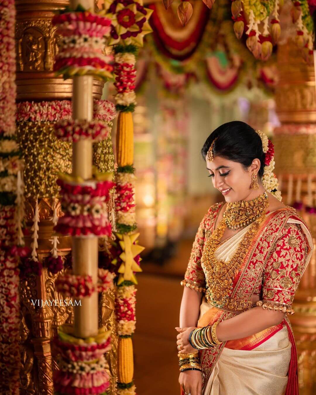 South Indian Bridal Look And Photoshoot Ideas - K4 Fashion