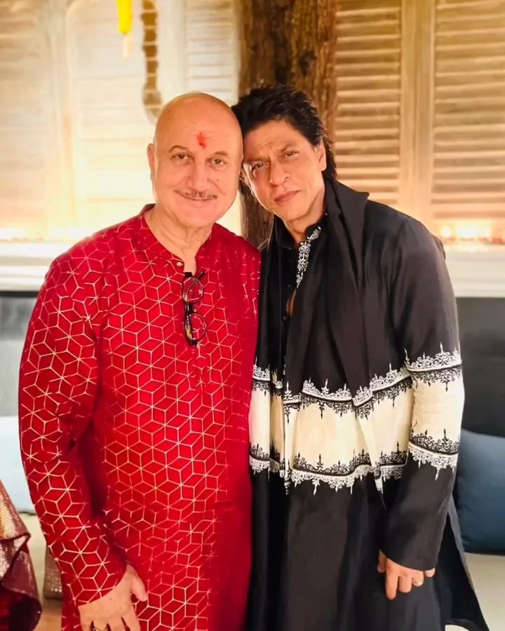 Anupam Kher With Shahrukh Khan