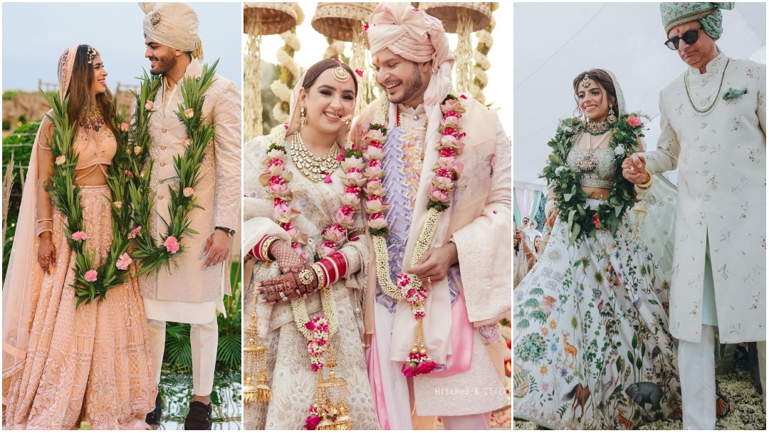 Latest Jaimala Designs For Indian Weddings