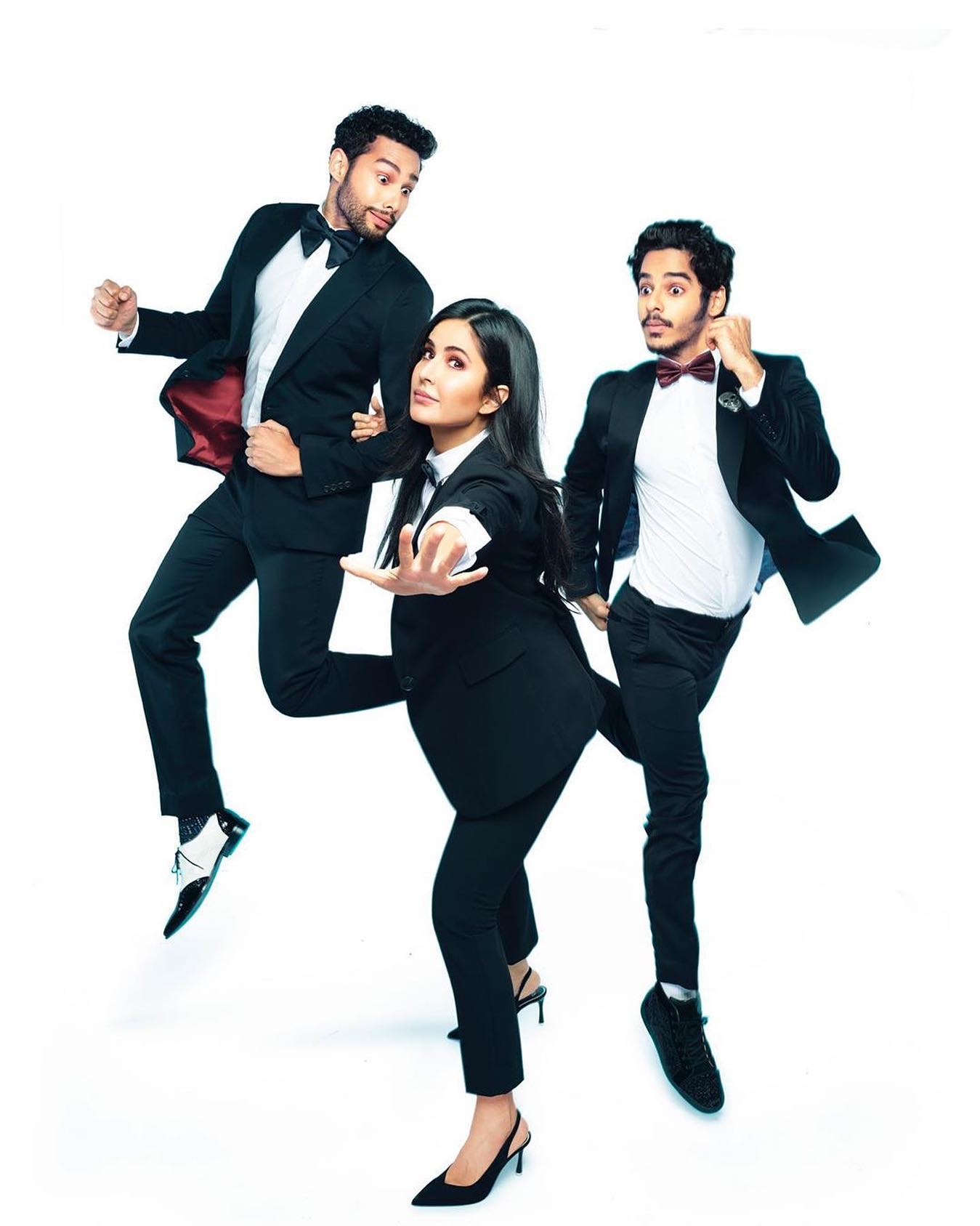 Katrina Kaif, Ishaan Khatter, and Siddhant Chaturvedi At the‘ Phone Bhoot’ Trailer Launch