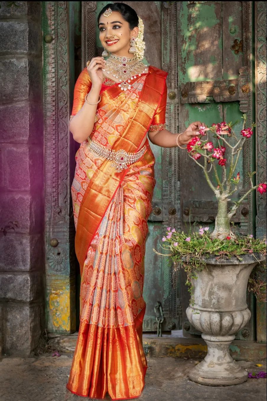 Saanve Megghana In Beautiful South Indian Bridal Outfit Look Is An ...