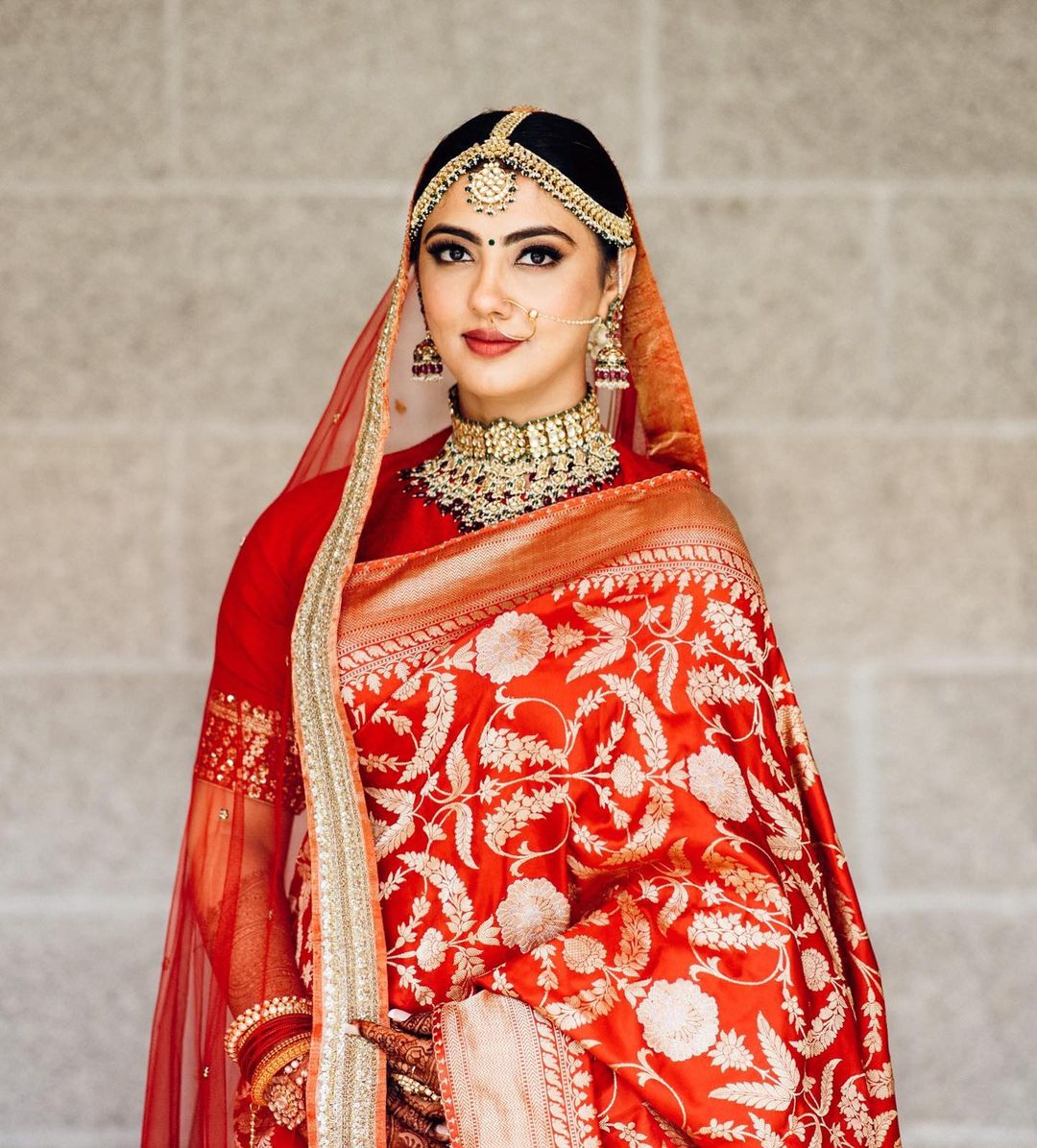 Sabyasachi Red Silk Saree Look Beautiful Bridal Saree Look Spotted On Celebrities And Real Brides