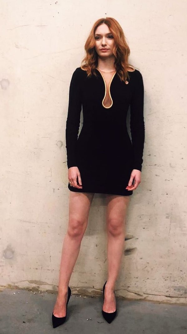 Sassy Eleanor In Full-Sleeved Black-Colored Mini-Bodycon Dress