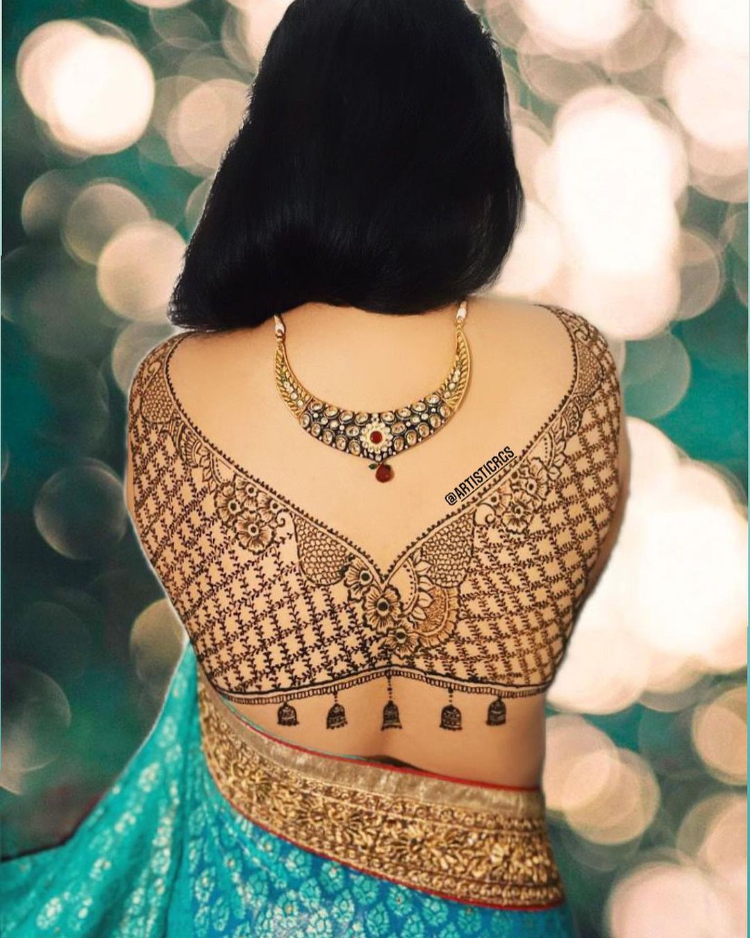 Blouse Mehndi Designs On Body You Can Try In 2022