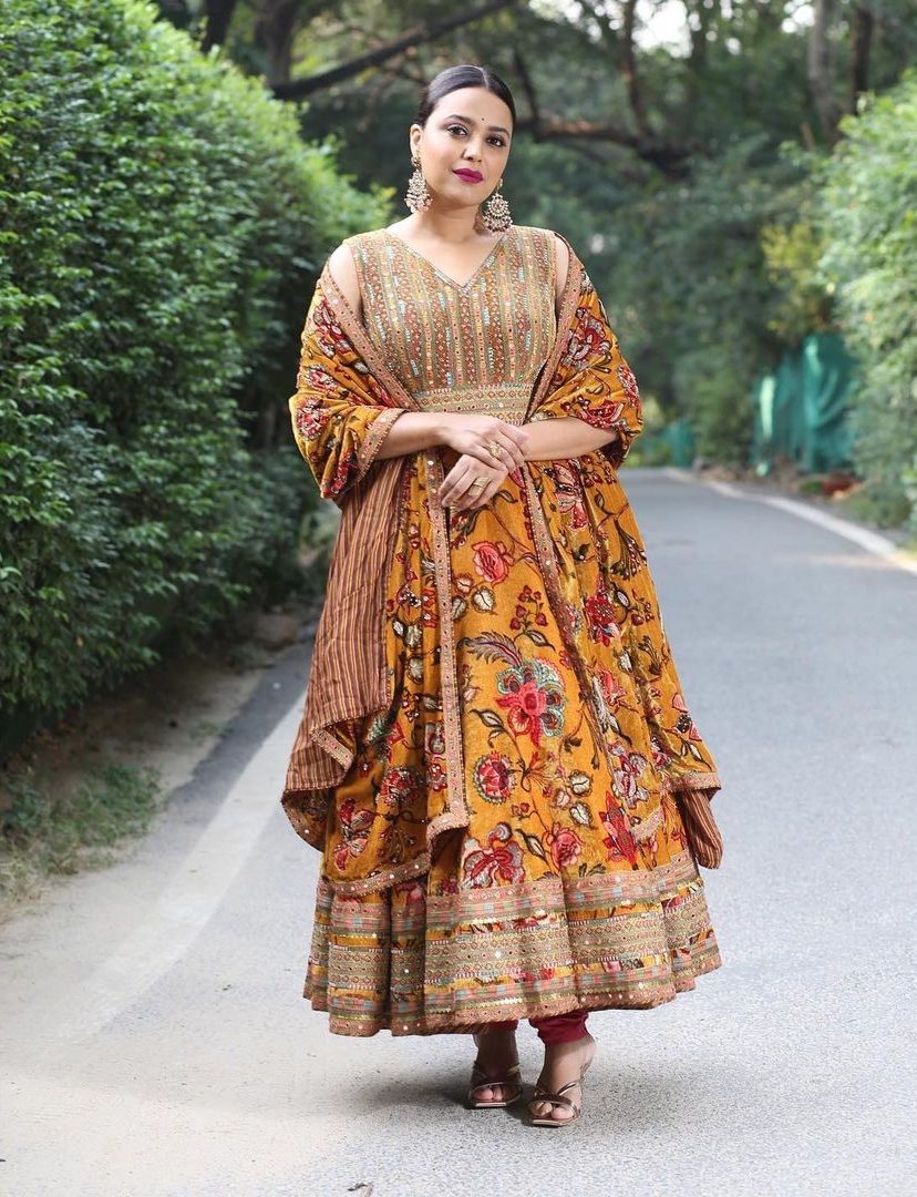 The North Indian Anarkali Look Of Swara Bhaskar
