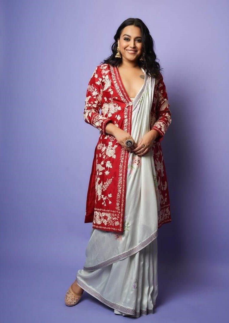 The Parsi Embroidery Look Og Actress Swara Bhaskar