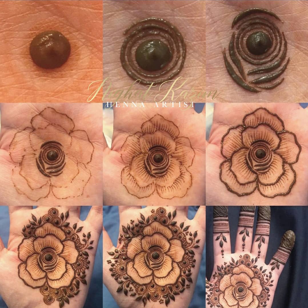 The Step-By-Step Guide to Perfect Floral Mehndi