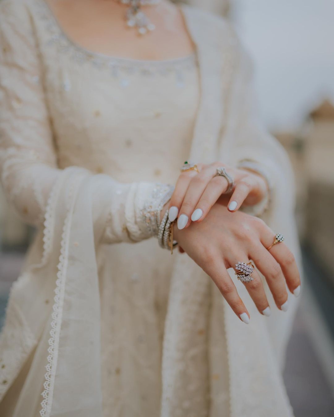 The White Wedding Diamond Ring