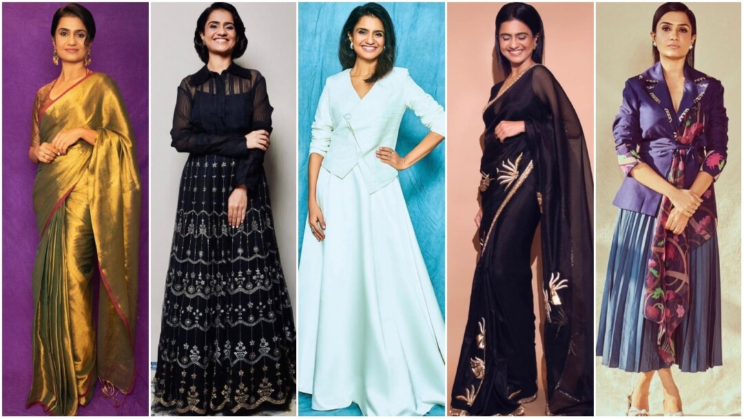 Amruta Subhash Stunning Outfits And Looks