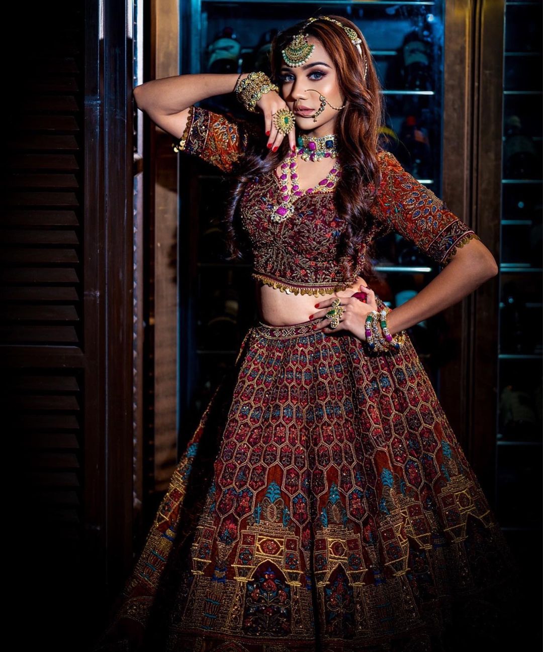 Ashi Singh Beautiful Bridal Lehenga Outfit Look Can Be A Bridal Inspo Ashi Singh Fabulous Outfit and Style