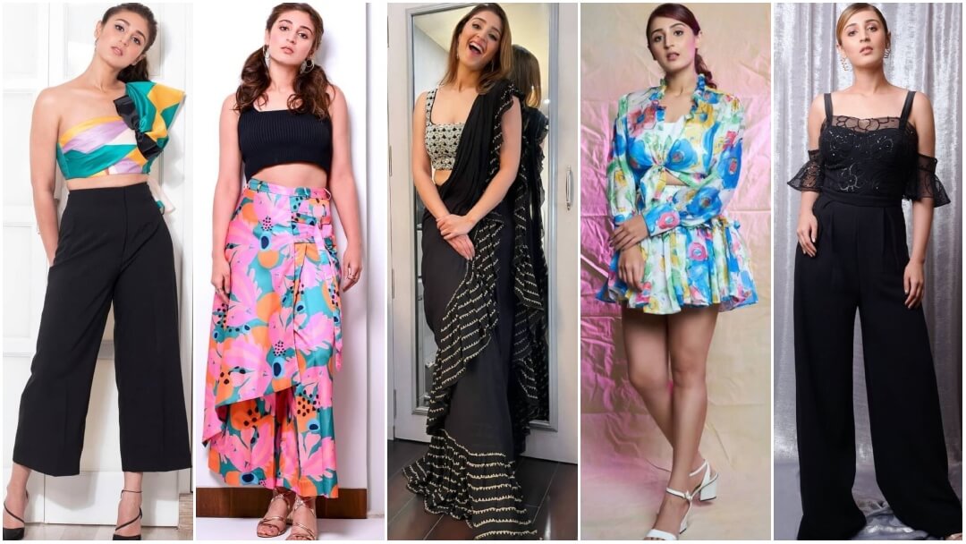 Dhvani Bhanushali Lovely Outfits And Looks