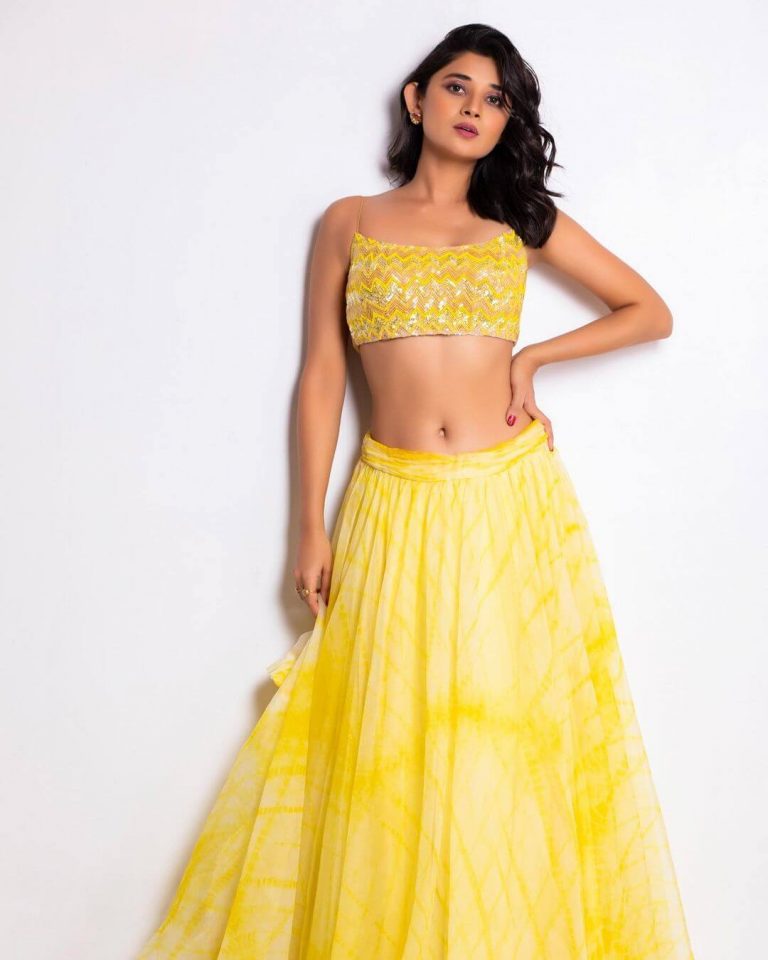 Kanika | Hot Pink V Neck Mermaid Lace Prom Dresses