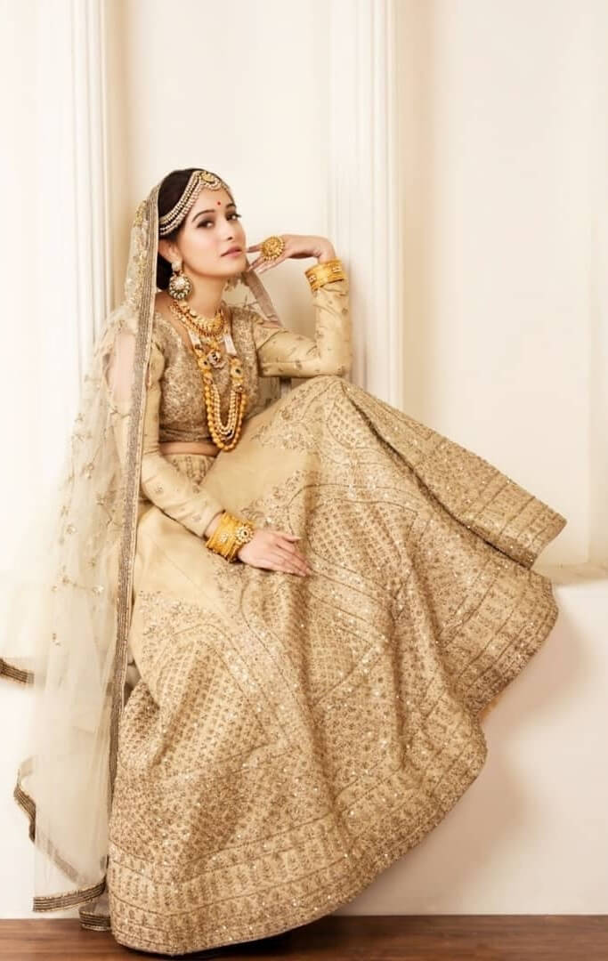 Preetika Rao In Golden Bridal Lehenga Outfit Preetika Rao Outfits, Fashion & Style