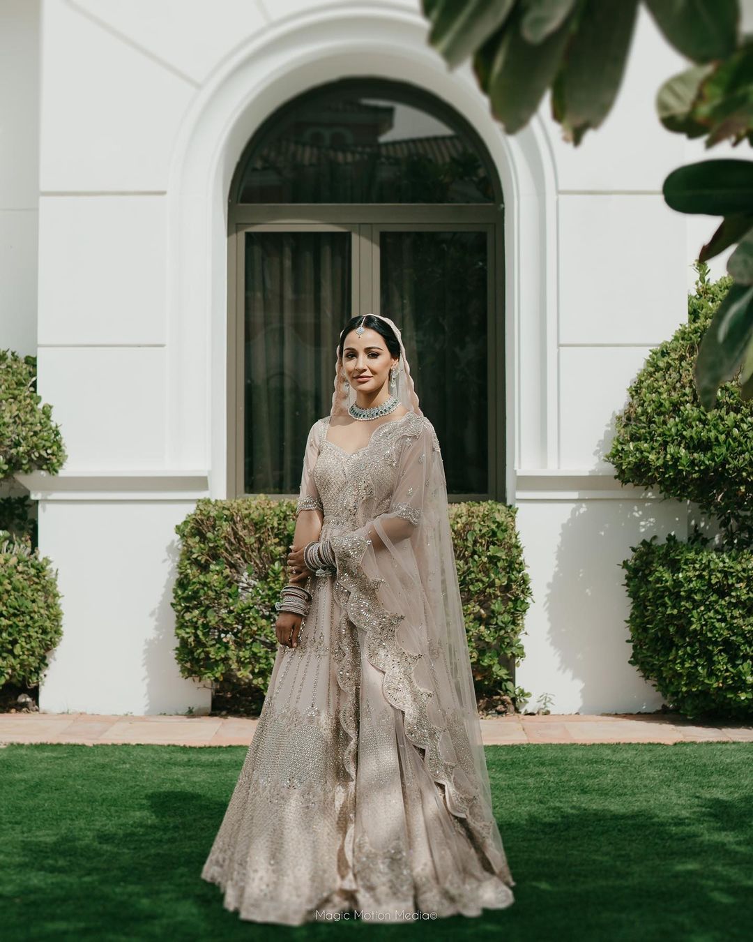Purity, Peace And Calmness With Beauty Simple Neutral Tone Bridal Lehenga Designs That Are Trending