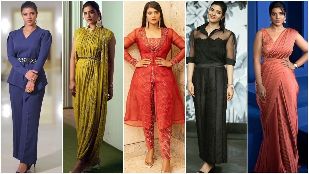 Aishwarya Rajesh Chic Stunning Outfits And Looks