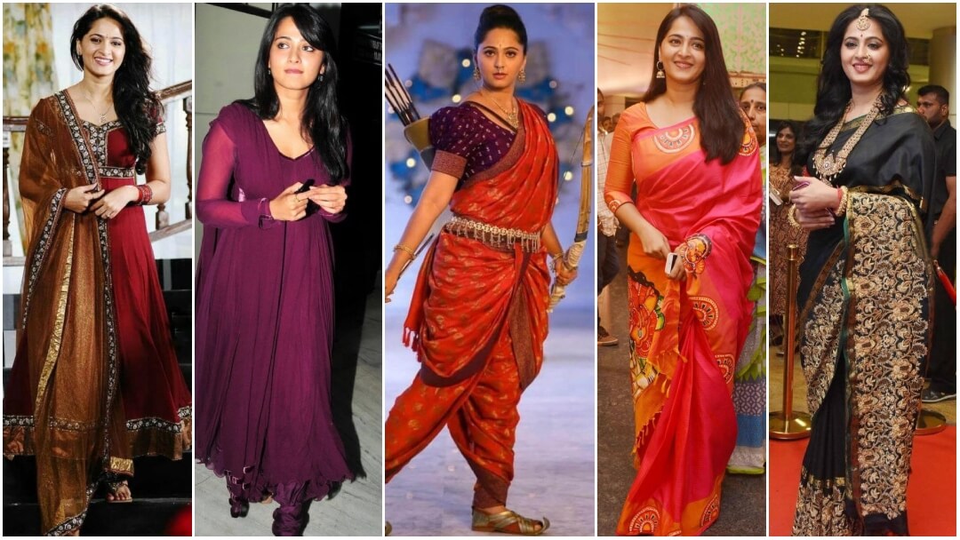 Anushka Shetty Western Ethnic Outfits And Looks