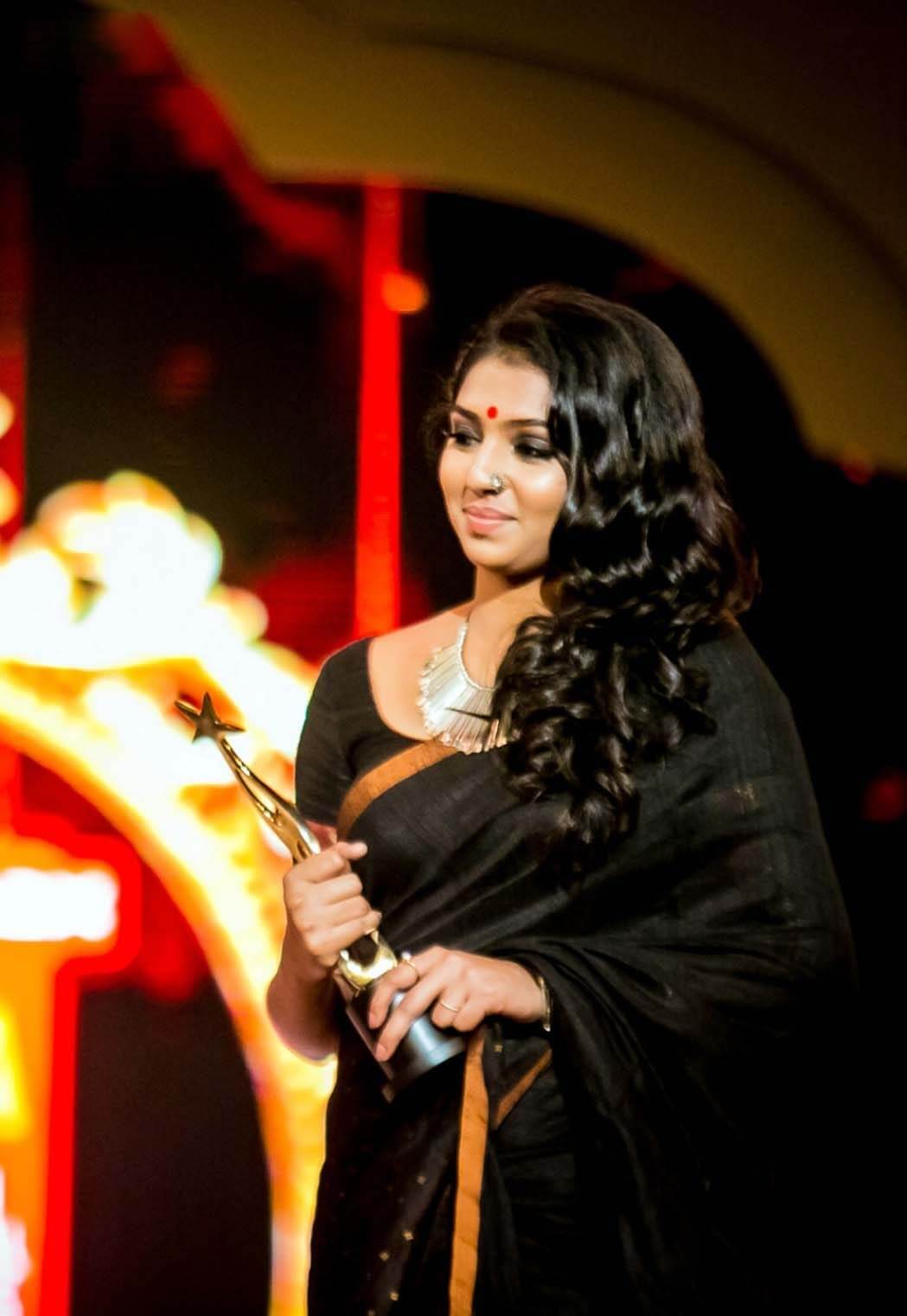 Lakshmi Menon In Black Saree