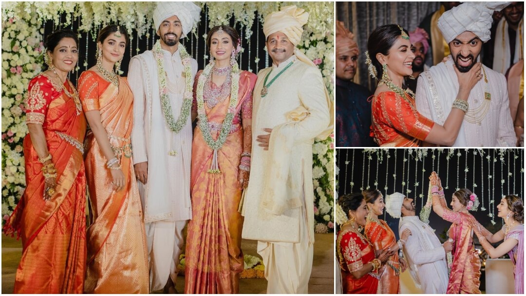 Pooja Hegde's Brother, Rishabh Hegde, And Shivani Shetty's Wedding 