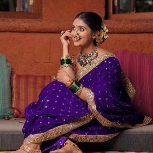 Rinku Rajguru Traditional & Festive Outfits & Looks: Traditional Saree Outfit & Look